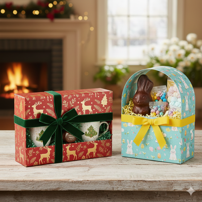 Embalagens para Páscoa e Natal: Diferenças Cruciais no Planejamento de Estoque