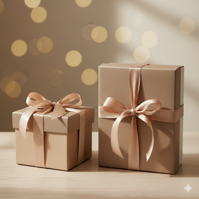 Tendências de Natal 2025: Por que o Neutro Acolhedor é o Novo Vermelho e Verde nas Embalagens para Presente